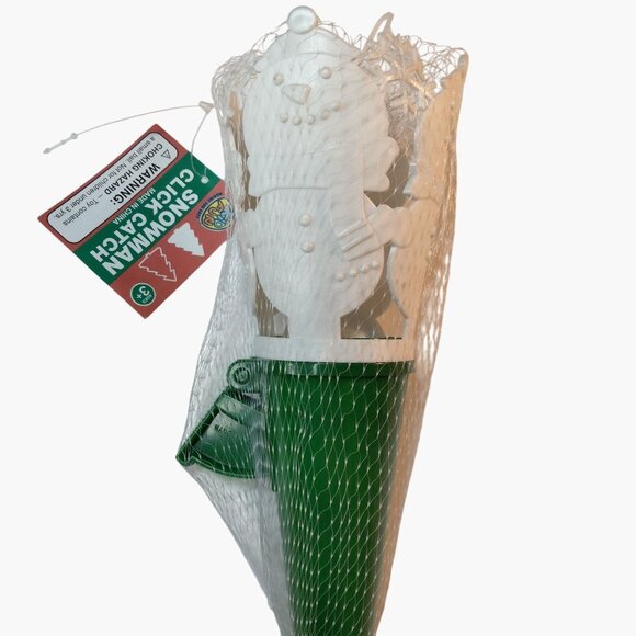 Snowman Click Catch Toy Stocking Stuffer Christmas - Picture 1 of 4